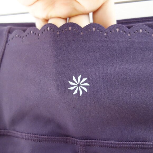 Athleta Elation Scallop Capri Size (XS Petite) Purple - Picture 10 of 13